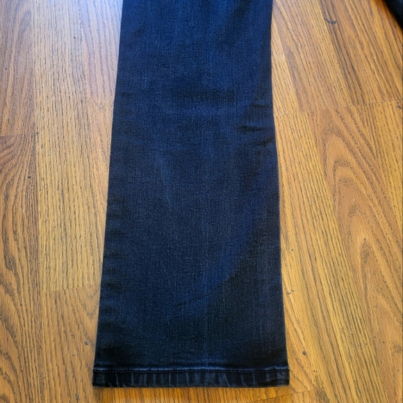 Santana Straight Fit Jeans Black Size 10x32 Dark Wash Denim A46 - Picture 7 of 9
